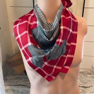 Great coat square scarf. Polyester